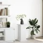 Pedestal expositor con almacenaje madera blanco 31x30x60 cm de , Soportes para macetas - Ref: Foro24-854616, Precio: 54,15 €,...