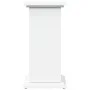 Pedestal expositor con almacenaje madera blanco 31x30x60 cm de , Soportes para macetas - Ref: Foro24-854616, Precio: 54,15 €,...