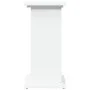 Pedestal expositor con almacenaje madera blanco 31x30x60 cm de , Soportes para macetas - Ref: Foro24-854616, Precio: 54,15 €,...