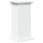 Pedestal expositor con almacenaje madera blanco 31x30x60 cm de , Soportes para macetas - Ref: Foro24-854616, Precio: 54,15 €,...