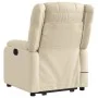 Elektrischer, verstellbarer, aufklappbarer Massage-Sessel aus cremefarbenem Stoff. von , Sessel - Ref: Foro24-3205247, Preis:...