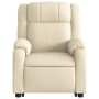 Sillón de masaje eléctrico reclinable elevable tela crema de , Sillones - Ref: Foro24-3205247, Precio: 361,80 €, Descuento: %