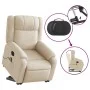 Elektrischer, verstellbarer, aufklappbarer Massage-Sessel aus cremefarbenem Stoff. von , Sessel - Ref: Foro24-3205247, Preis:...