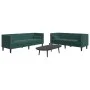 Set de sofás Chesterfield con cojines 2 piezas terciopelo verde by , Sofas - Ref: Foro24-3209293, Price: 638,63 €, Discount: %
