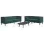 Set de sofás Chesterfield con cojines 2 piezas terciopelo verde de , Sofás - Ref: Foro24-3209293, Precio: 668,38 €, Descuento: %