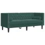 Set de sofás Chesterfield con cojines 2 piezas terciopelo verde by , Sofas - Ref: Foro24-3209293, Price: 638,63 €, Discount: %