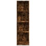 Estantería de madera de ingeniería roble ahumado 40x24x143 cm de , Librerías y estanterías - Ref: Foro24-857787, Precio: 47,3...