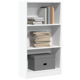 Estantería de madera de ingeniería blanca 60x24x109 cm de , Librerías y estanterías - Ref: Foro24-857803, Precio: 42,96 €, De...