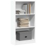 Estantería de madera de ingeniería blanca 60x24x109 cm de , Librerías y estanterías - Ref: Foro24-857803, Precio: 42,96 €, De...