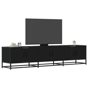 Mueble de TV madera de ingeniería negro 180x35x41 cm de , Muebles TV - Ref: Foro24-3300785, Precio: 109,29 €, Descuento: %