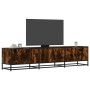 Mueble para TV madera de ingeniería roble ahumado 180x35x41 cm de , Muebles TV - Ref: Foro24-3300787, Precio: 106,93 €, Descu...