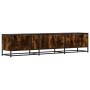 Mueble para TV madera de ingeniería roble ahumado 180x35x41 cm de , Muebles TV - Ref: Foro24-3300787, Precio: 106,93 €, Descu...