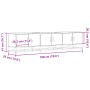 Mueble para TV madera de ingeniería roble ahumado 180x35x41 cm de , Muebles TV - Ref: Foro24-3300787, Precio: 106,93 €, Descu...