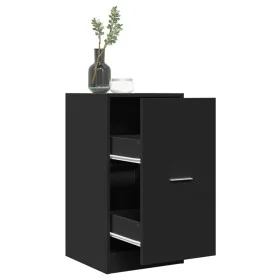 Armario botiquín madera de ingeniería negro 40x41x77,5 cm de , Taquillas y armarios de almacenamiento - Ref: Foro24-855188, P...