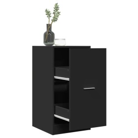 Armario botiquín madera de ingeniería negro 40x41x77,5 cm de , Taquillas y armarios de almacenamiento - Ref: Foro24-855188, P...
