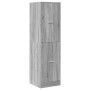 Armario botiquín madera ingeniería gris Sonoma 40x41x144,5 cm de , Taquillas y armarios de almacenamiento - Ref: Foro24-33096...