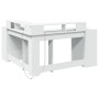Escritorio con luz LED madera ingeniería blanco 152x152x91 cm de , Escritorios - Ref: Foro24-3309456, Precio: 167,54 €, Descu...