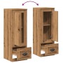 Aparador madera de ingeniería roble artisian 36x35,5x103,5 cm de , Aparadores - Ref: Foro24-857146, Precio: 66,33 €, Descuent...