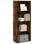 Estantería madera de ingeniería roble ahumado 60x30x152 cm de , Librerías y estanterías - Ref: Foro24-857912, Precio: 62,18 €...