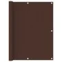 Toldo para balcón tela oxford marrón 120x500 cm de vidaXL, Sombrillas - Ref: Foro24-135078, Precio: 27,78 €, Descuento: %