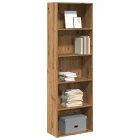 Estantería de madera de ingeniería roble artisian 60x30x189 cm de , Librerías y estanterías - Ref: Foro24-857925, Precio: 89,...