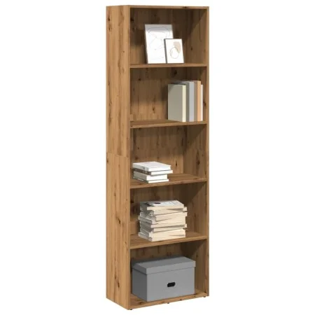 Estantería de madera de ingeniería roble artisian 60x30x189 cm de , Librerías y estanterías - Ref: Foro24-857925, Precio: 89,...