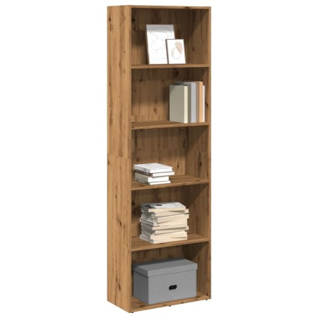 Estantería de madera de ingeniería roble artisian 60x30x189 cm de , Librerías y estanterías - Ref: Foro24-857925, Precio: 92,...