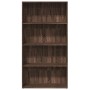 Estantería madera de ingeniería marrón roble 80x30x152 cm de , Librerías y estanterías - Ref: Foro24-857946, Precio: 70,58 €,...
