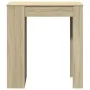 Mesa alta bar con estantes madera roble Sonoma 95x47x103,5 cm de , Mesas de cocina y de comedor - Ref: Foro24-854384, Precio:...