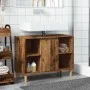 Mueble de baño madera de ingeniería envejecida 80x33x60 cm de , Tocadores de baño - Ref: Foro24-857133, Precio: 59,73 €, Desc...