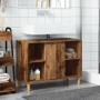 Mueble de baño madera de ingeniería envejecida 80x33x60 cm de , Tocadores de baño - Ref: Foro24-857133, Precio: 60,25 €, Desc...