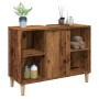 Mueble de baño madera de ingeniería envejecida 80x33x60 cm de , Tocadores de baño - Ref: Foro24-857133, Precio: 60,25 €, Desc...