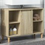 Mueble de baño madera de ingeniería roble Sonoma 80x33x60 cm de , Tocadores de baño - Ref: Foro24-857131, Precio: 58,49 €, De...