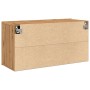 Mueble de TV de pared roble artisian 80x30x41 cm de , Muebles TV - Ref: Foro24-857668, Precio: 41,52 €, Descuento: %
