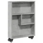 Carrito de almacenaje estrecho madera gris hormigón 48x13x68 cm de , Librerías y estanterías - Ref: Foro24-855226, Precio: 53...