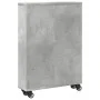 Carrito de almacenaje estrecho madera gris hormigón 48x13x68 cm de , Librerías y estanterías - Ref: Foro24-855226, Precio: 53...