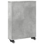Carrito de almacenaje estrecho madera gris hormigón 48x13x68 cm de , Librerías y estanterías - Ref: Foro24-855226, Precio: 50...