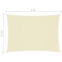 Toldo de vela rectangular tela Oxford color crema 2,5x5 m de vidaXL, Sombrillas - Ref: Foro24-135209, Precio: 46,29 €, Descue...