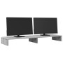 Soporte de pantalla madera ingeniería gris Sonoma 100x27x10 cm de , Bases y elevadores para ordenadores - Ref: Foro24-854657,...