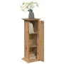 Pedestal expositor con almacenaje roble artisan 31x30x90 cm de , Soportes para macetas - Ref: Foro24-854615, Precio: 66,47 €,...