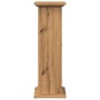 Pedestal expositor con almacenaje roble artisan 31x30x90 cm de , Soportes para macetas - Ref: Foro24-854615, Precio: 67,99 €,...