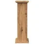Pedestal expositor con almacenaje roble artisan 31x30x90 cm de , Soportes para macetas - Ref: Foro24-854615, Precio: 66,47 €,...