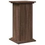 Pedestal expositor con almacenaje marrón roble 31x30x60 cm de , Soportes para macetas - Ref: Foro24-854622, Precio: 49,82 €, ...