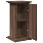 Pedestal expositor con almacenaje marrón roble 31x30x60 cm de , Soportes para macetas - Ref: Foro24-854622, Precio: 49,82 €, ...