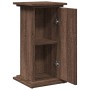 Pedestal expositor con almacenaje marrón roble 31x30x60 cm de , Soportes para macetas - Ref: Foro24-854622, Precio: 50,76 €, ...