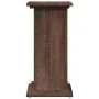 Pedestal expositor con almacenaje marrón roble 31x30x60 cm de , Soportes para macetas - Ref: Foro24-854622, Precio: 49,82 €, ...
