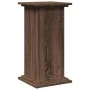 Pedestal expositor con almacenaje marrón roble 31x30x60 cm de , Soportes para macetas - Ref: Foro24-854622, Precio: 49,82 €, ...