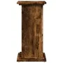 Pedestal expositor con almacenaje roble ahumado 31x30x60 cm de , Soportes para macetas - Ref: Foro24-854620, Precio: 48,38 €,...