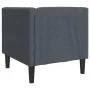 Sillón Chesterfield de terciopelo gris oscuro de , Sofás - Ref: Foro24-372674, Precio: 163,05 €, Descuento: %