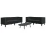 Set de sofás Chesterfield con cojines 2 piezas terciopelo negro de , Sofás - Ref: Foro24-3209296, Precio: 661,68 €, Descuento: %